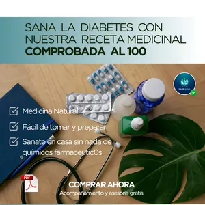 Imagen de portada para Ebook Receta de como sanar la Diabetes