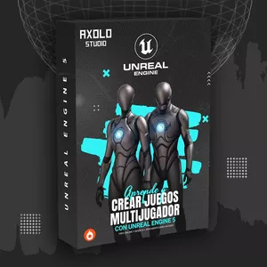 Imagen de portada para Curso online Crea Videojuegos Multijugador con Unreal Engine 5