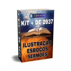 KIT + de 2037 Ilustrações e Esboços de Sermões