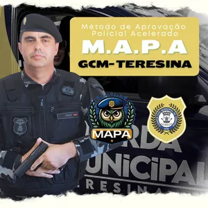 Imagem do curso MAPA GCM-TE: Método de Aprovação Policial Acelerado na Guarda Municipal de Teresina