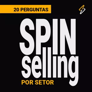 Imagem de capa para o Ebook 20 Perguntas Spin Selling por Setor