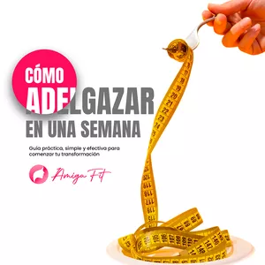 Imagen de portada para Ebook CÓMO ADELGAZAR EN UNA SEMANA