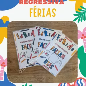 Imagem de capa para o Ebook Contagem regressiva - Férias Escolares