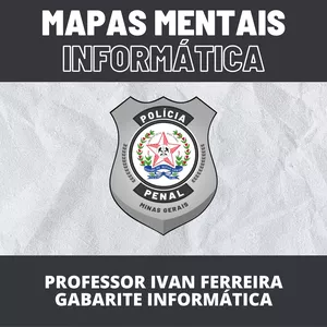 Imagem de capa para o Ebook Resumos de Informática em mapas mentais - PP MG