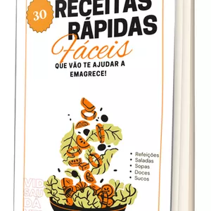 Imagem de capa para o Ebook Receitas Rápidas e Fáceis 