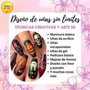 Imagen de portada para Ebook Diseño de uñas sin límites Técnicas creativas y arte 3D