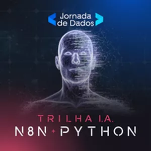 Imagem de capa para o Curso online Trilha de I.A com n8n e Python