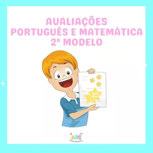 Imagem de capa para o Ebook Avaliações Português e Matemática 2º Modelo