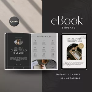 Imagem de capa para o Curso online Ebook Template Elegante Plus