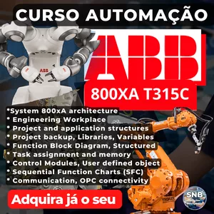 Cover image for Ebook ABB Completo T315C System 800xA with AC 800M Engineering, Control Builder, Ebook Inglês. 