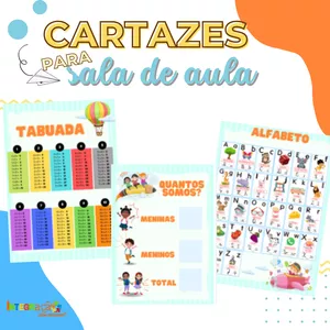 Imagem de capa para o Ebook Cartazes de Sala de Aula