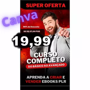 Imagem de capa para o Curso online Curso Canva PRO