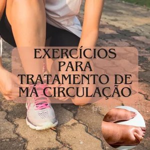 Imagem de capa para o Ebook EXERCICIOS PARA MÁ CIRCULAÇÃO 