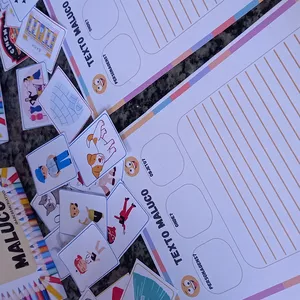 Imagem de capa para o Ebook TEXTO MALUCO - Produção de texto