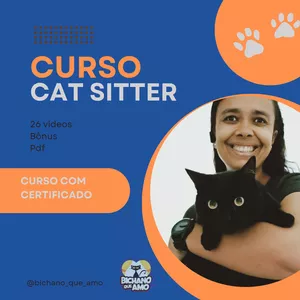 Imagem do curso Curso de Cat Sitter