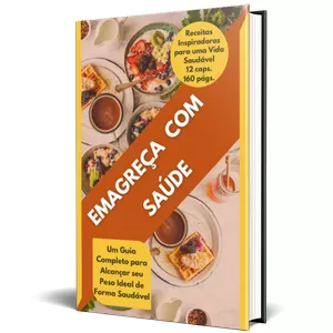 Imagem de capa para o Ebook Emagreça com Saúde