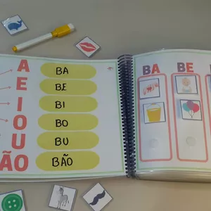 Imagem de capa para o Ebook Silabagem, silabário com imagens