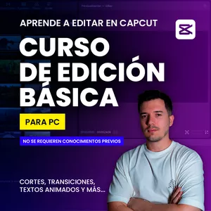 Imagen de portada para Curso online Curso de edición básica en Capcut (PC)