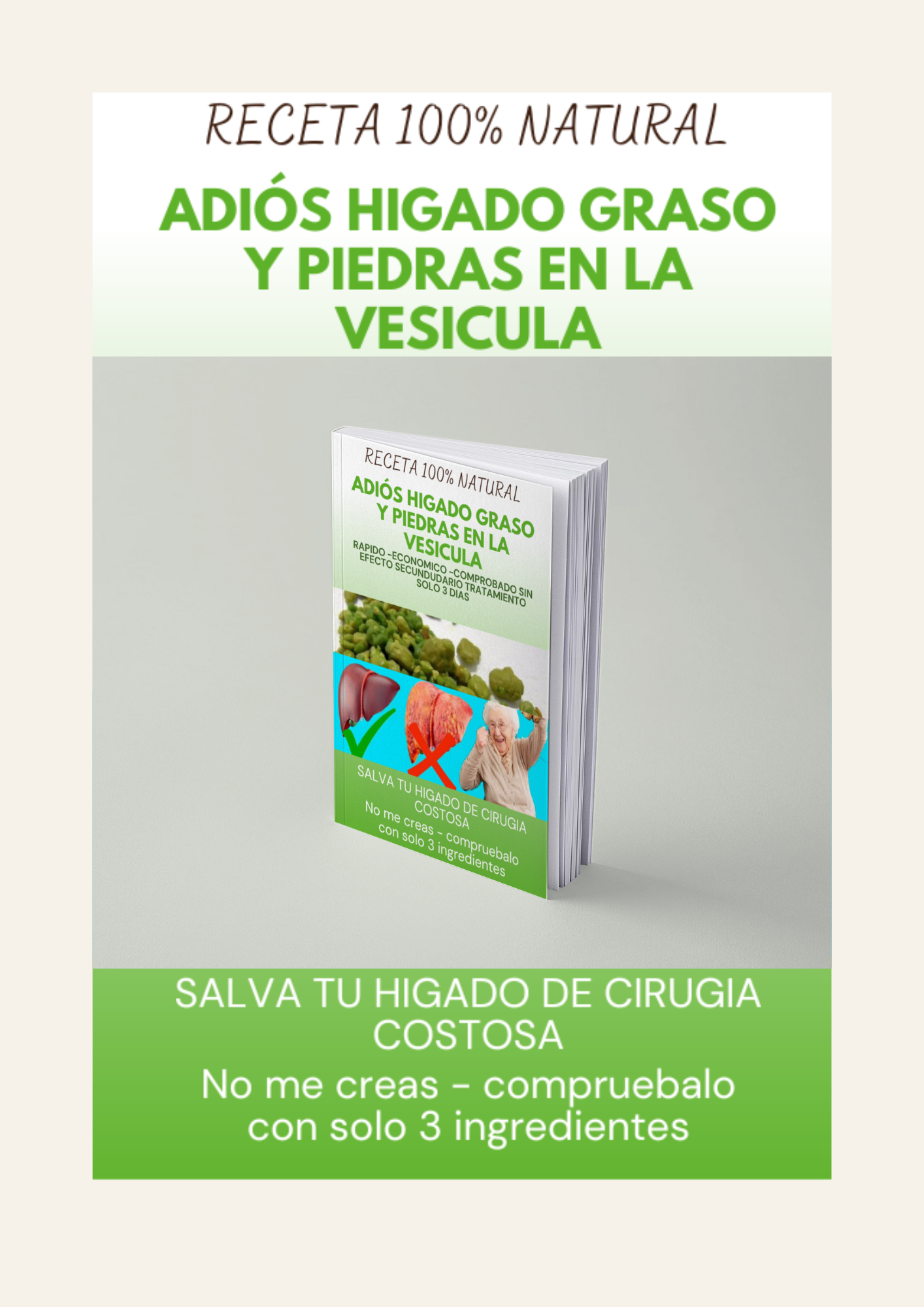 Adiós Hígado Graso y Piedras en la Vesícula