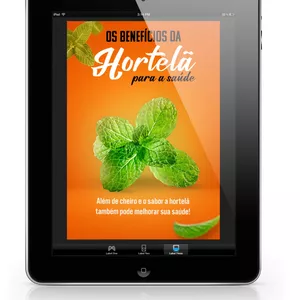 Imagem de capa para o Ebook Os Benefícios da Hortelã para a sua Saúde