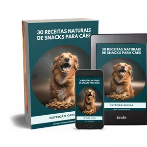 Imagem de capa para o Ebook Petisco Natural para Patudos
