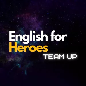 Imagem de capa para o Curso online English for Heroes - Team up