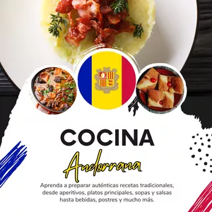 Imagen de portada para Ebook Cocina Andorrana: Aprenda a Preparar Auténticas Recetas Tradicionales, desde Aperitivos, Platos Principales, Sopas y Salsas hasta Bebidas, Postres y mucho más