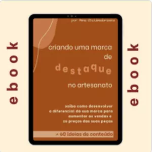 Imagem de capa para o Ebook Criando uma marca de destaque no artesanato