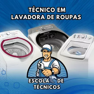 Imagem de capa para o Curso online Técnico em Máquina de Lavar
