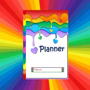 Imagem de capa para o Curso online Planner 2026 exclusivo para professoras - TEMA ARCO-ÍRIS
