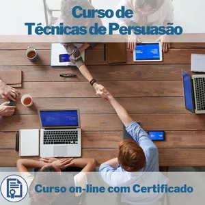 Imagem do curso Curso Online em videoaula de Técnicas de Persuasão