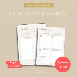 Imagem de capa para o Ebook Avaliando Cenários