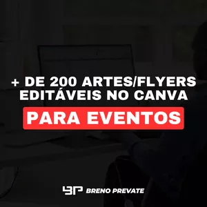 Imagem de capa para o Curso online Pack de Artes Editáveis no Canva para Eventos (+ de 200 Templates)