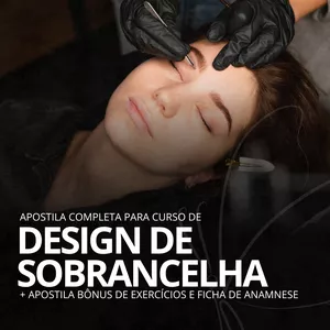 Imagem de capa para o Curso online Apostila completa para Cursos de Design de Sobrancelha
