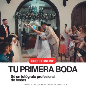 Imagen de portada para Curso online Tu primera boda - Se un fotografo de bodas profesional