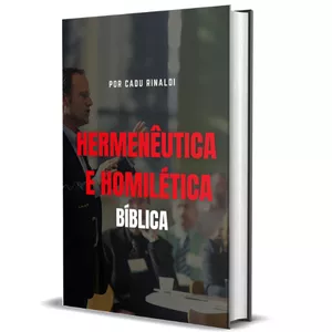 Imagem do curso Hermenêutica e Homilética Bíblica