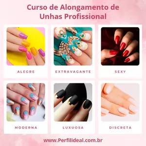 Imagem de Curso de Alongamento de Unhas Profissional criado por Info Produto de Qualidade e Garantido na hotmart