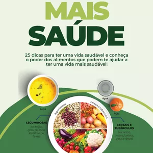 Imagem de capa para o Ebook Alimentação Saudável Criativo
