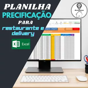 Imagem de capa para o Curso online Planilha precificação Comece de Casa para restaurantes e delivery 