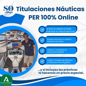 Imagen de portada para Curso online Curso PER Online South Olé Sails