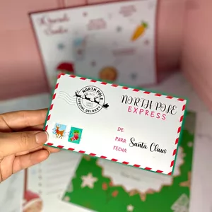 Imagen de portada para Curso online Kit de Cartas para Santa, editable en Canva!