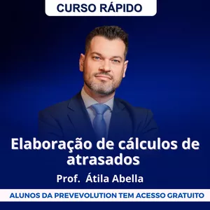 Imagem de capa para o Curso online Elaboração de cálculos de atrasados