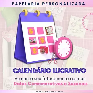 Imagem de capa para o Curso online Workshop Planejamento estratégico + Calendário Lucrativo Datas Sazonais: Venda mais o ano todo! 