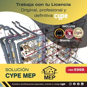Imagen de portada para Curso online Solución CYPE MEP Completa