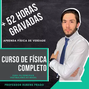 Imagem de Curso de Física para Vestibulares - Prof. Rubens criado por Professor Rubens na hotmart