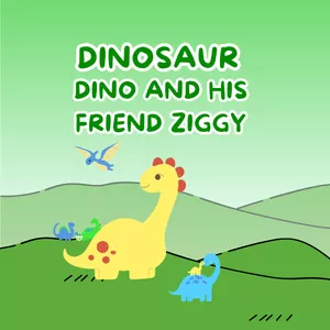 Cover image for Ebook dino and his friend Ziggy dinosaur
