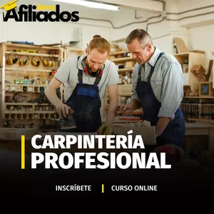 Imagen de portada para Curso online ▶Carpintería Profesional