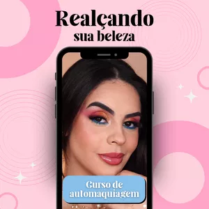Imagem de capa para o Curso online Curso de Automaquiagem Realçando sua Beleza com Isa Caroline