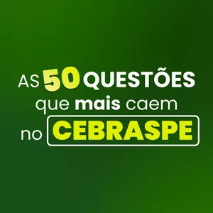 Imagem de capa para o Curso online CEBRASPE | As 50 Questões que Mais Caem no Cebraspe