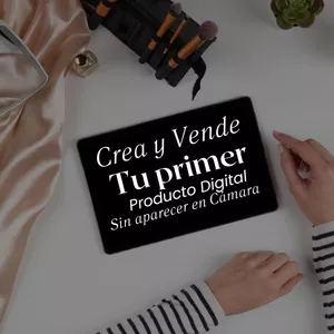 Imagen de portada para Curso online Crea y Vende tu primer producto Digital  Sin aparecer en Cámara (Faceless)